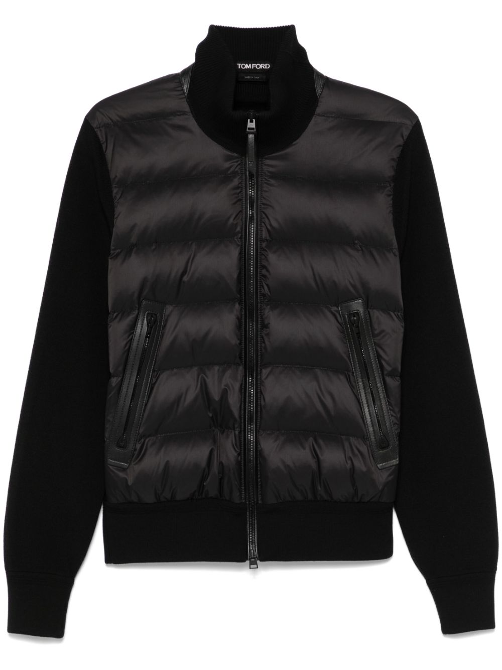 TOM FORD panelled down jacket - Black