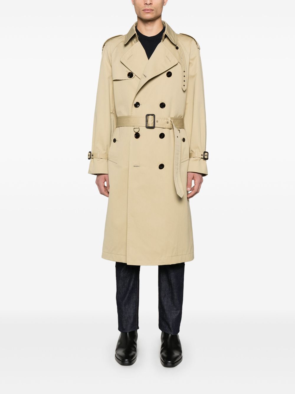 TOM FORD Trenchcoat met ceintuur - Beige