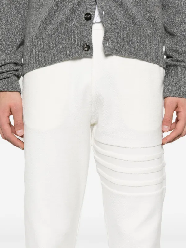 Thom Browne 4 Bar Stripe Track Pants | White | FARFETCH