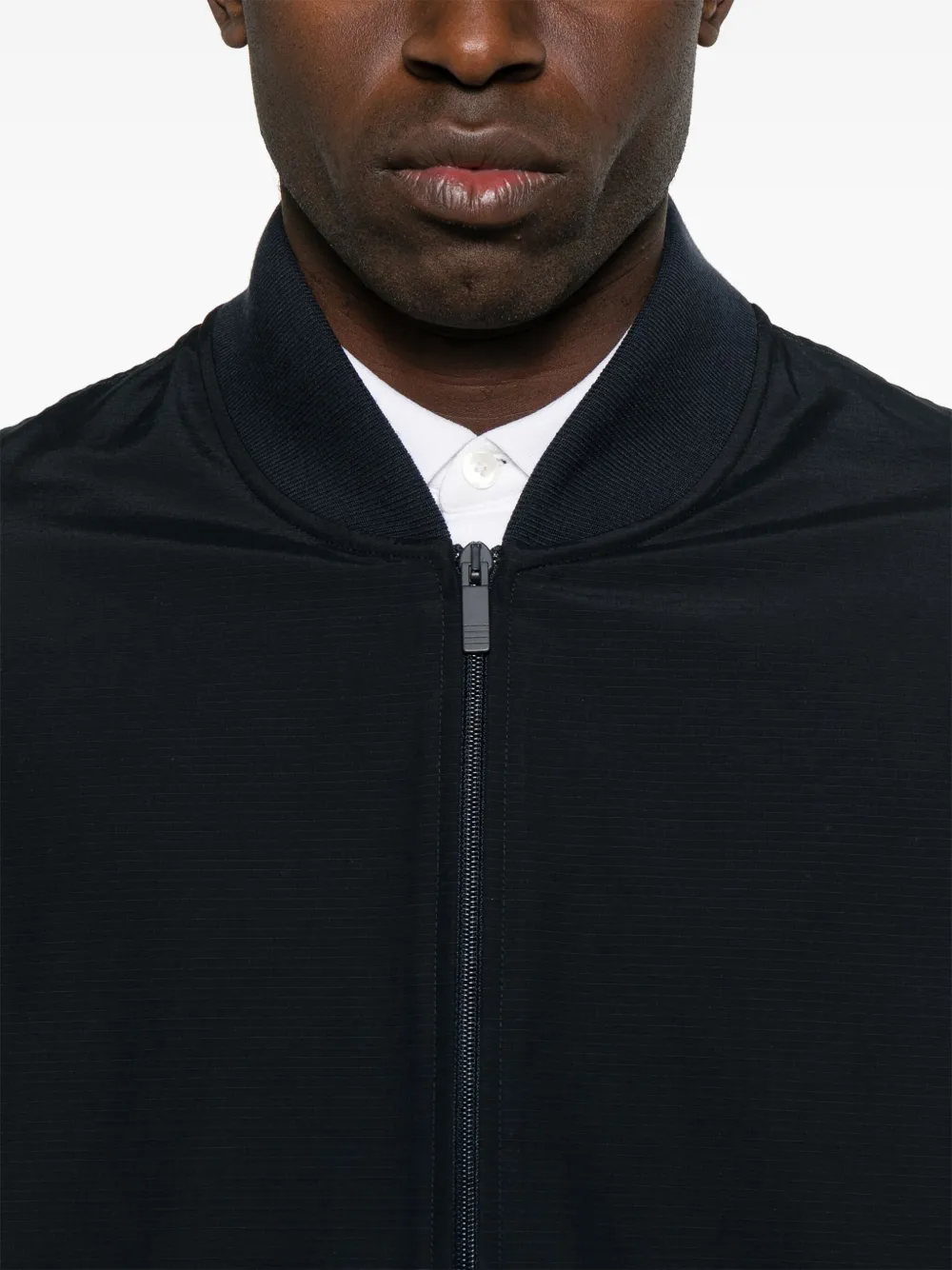 Thom Browne Bomberjack met vlakken Blauw