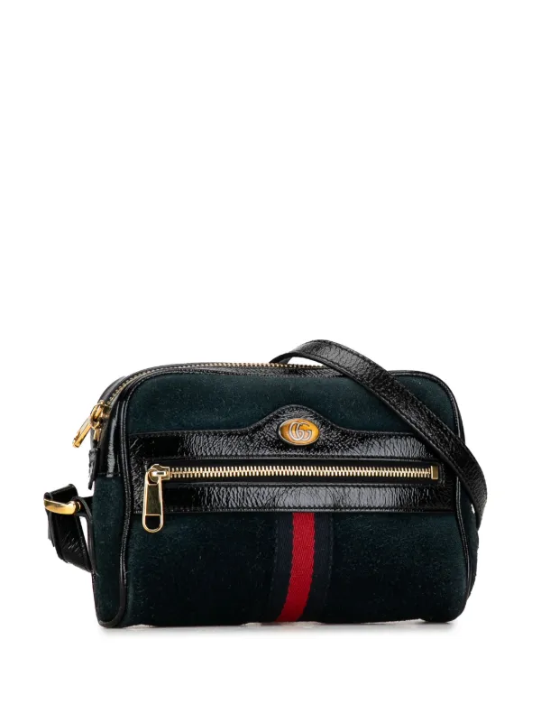 Blue suede crossbody bag shop
