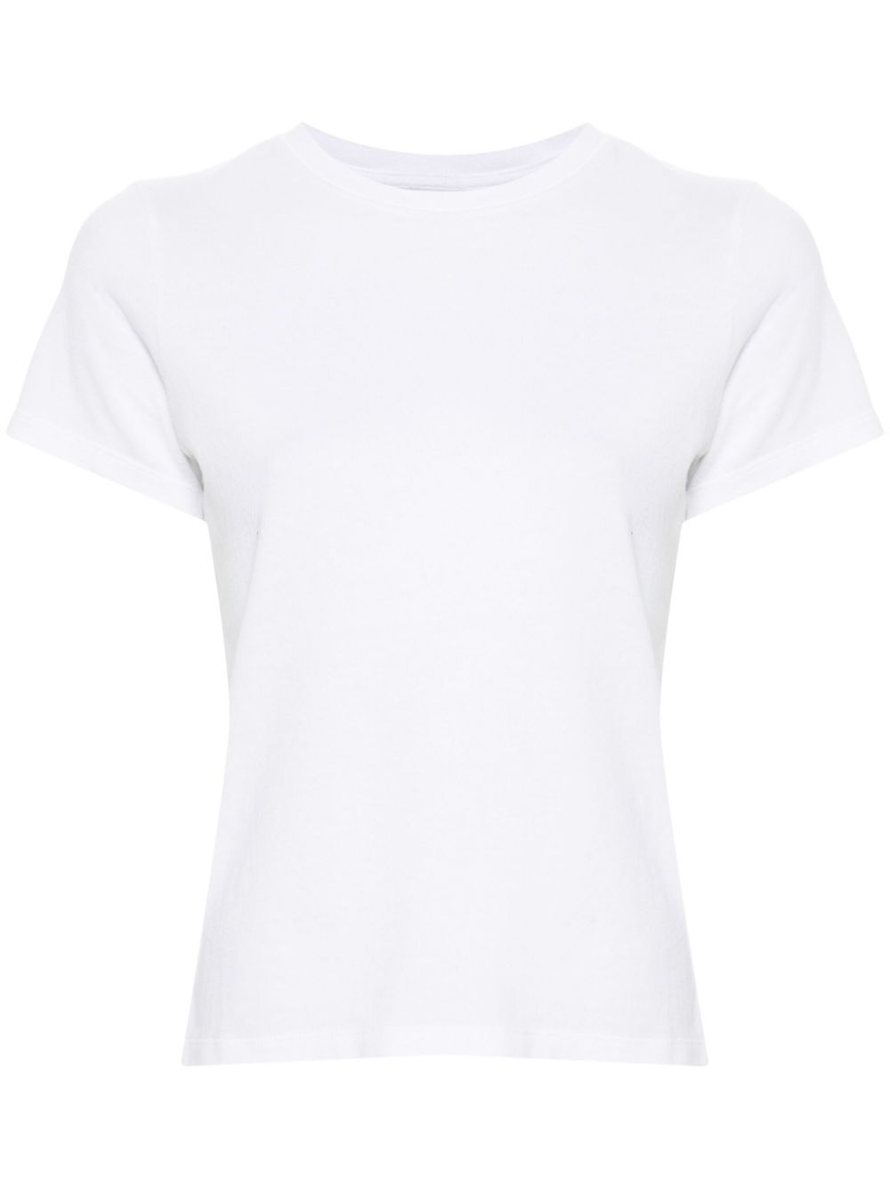 Shop Khaite Crew-neck Cotton T-shirt In White