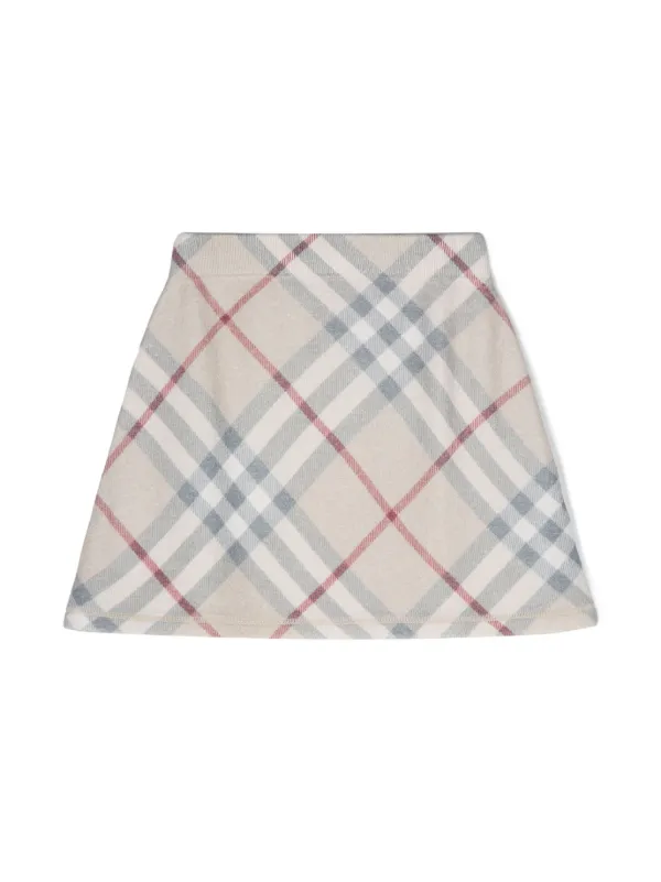 ミニスカート Burberry SS24 CHECK PATTERN SKIRT (8083000 B8685) 24038181_54140622_600.jpg