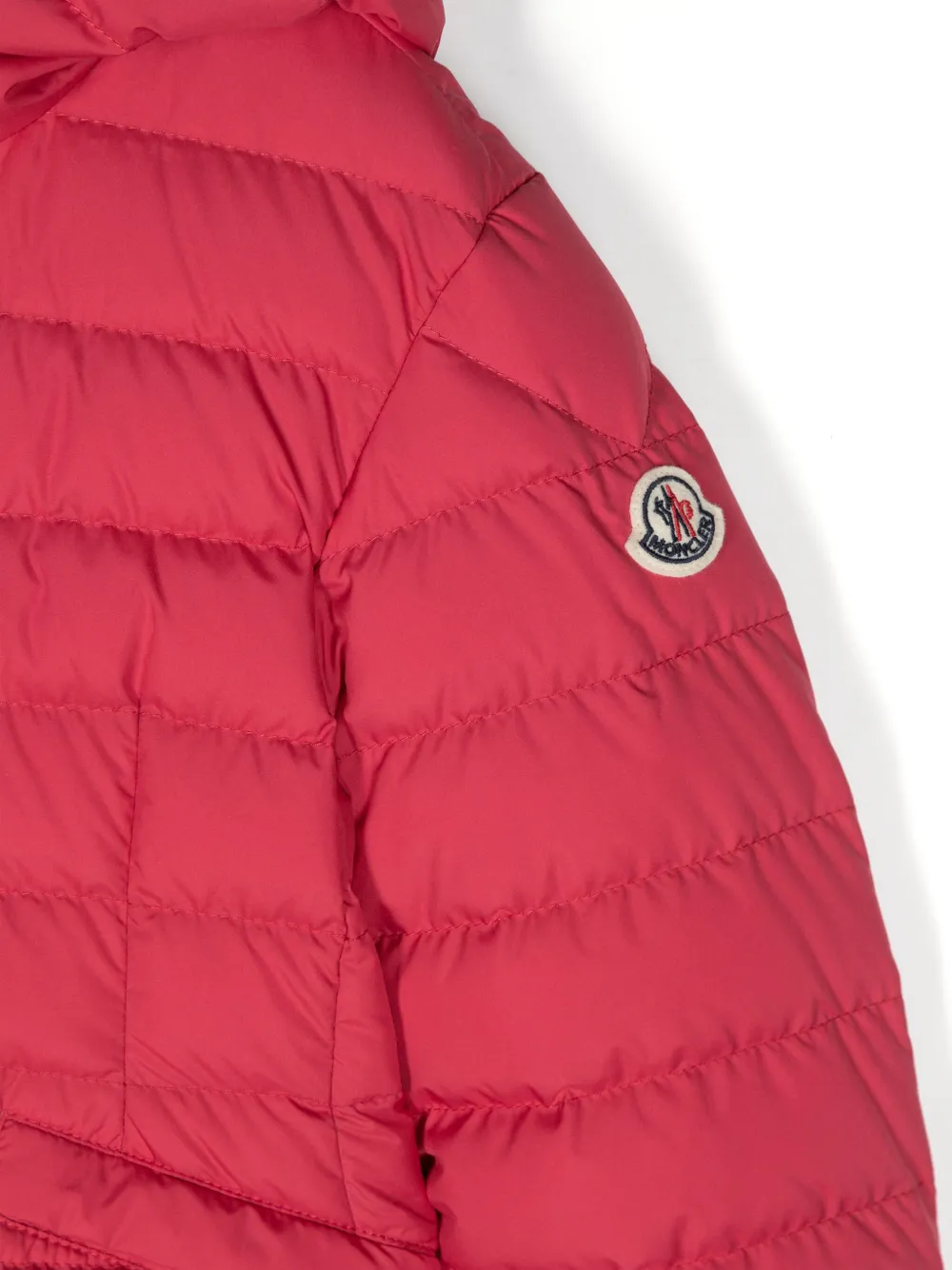 Moncler Enfant Egisto gewatteerd jack Rood