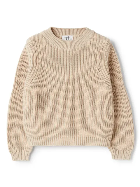 Il Gufo pull en maille nervurée