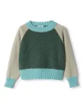 Il Gufo colour-block jumper - Blue