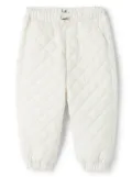 Il Gufo diamond-quilted trousers - White