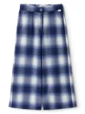 Il Gufo plaid trousers - Blue