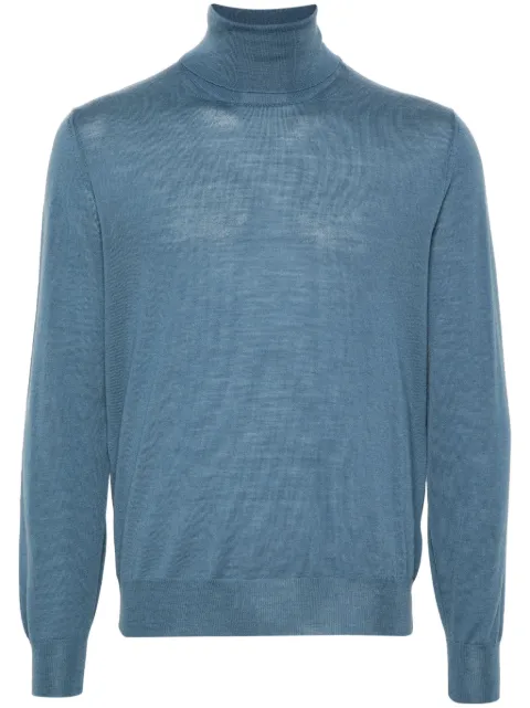 Canali roll-neck merino jumper