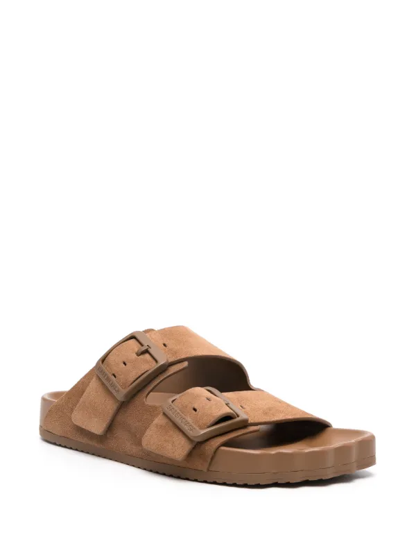 【 BALENCIAGA 】 Sunday サンダル Sunday Sandal in Black Sunday leather sandals in black - Balenciaga | Mytheresa