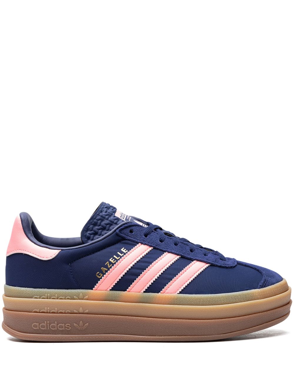 adidas Gazelle Bold "Dark Blue Pink Spark" sneakers Blauw