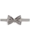 Brunello Cucinelli satin-finish bow tie - Grey