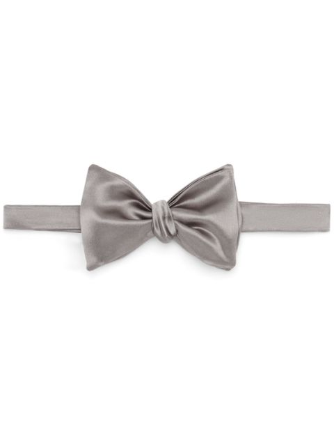 Brunello Cucinelli satin-finish bow tie Men