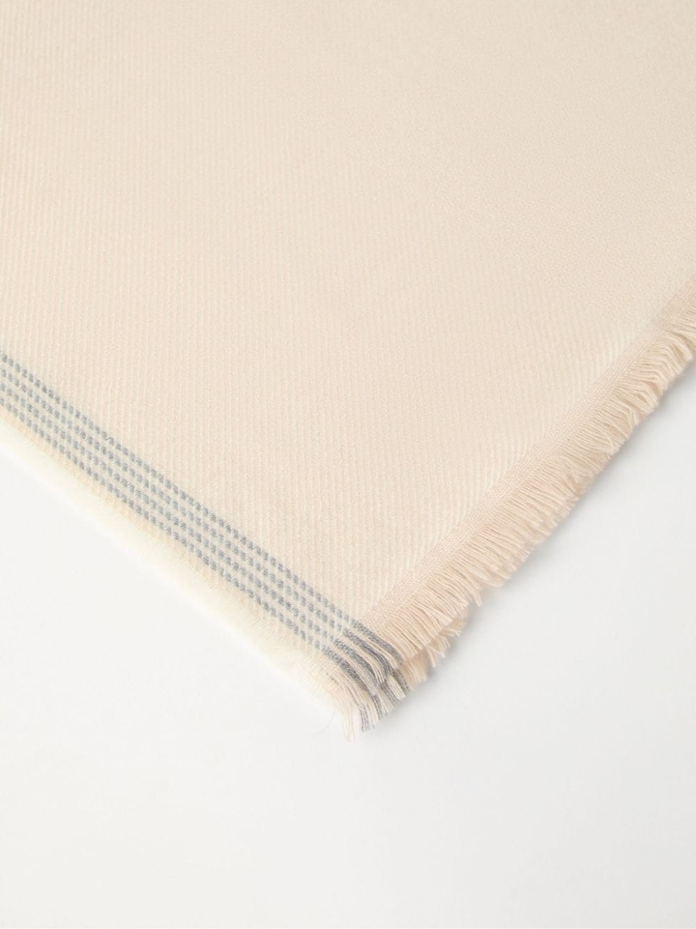 Shop Brunello Cucinelli Cashmere Scarf In Neutrals