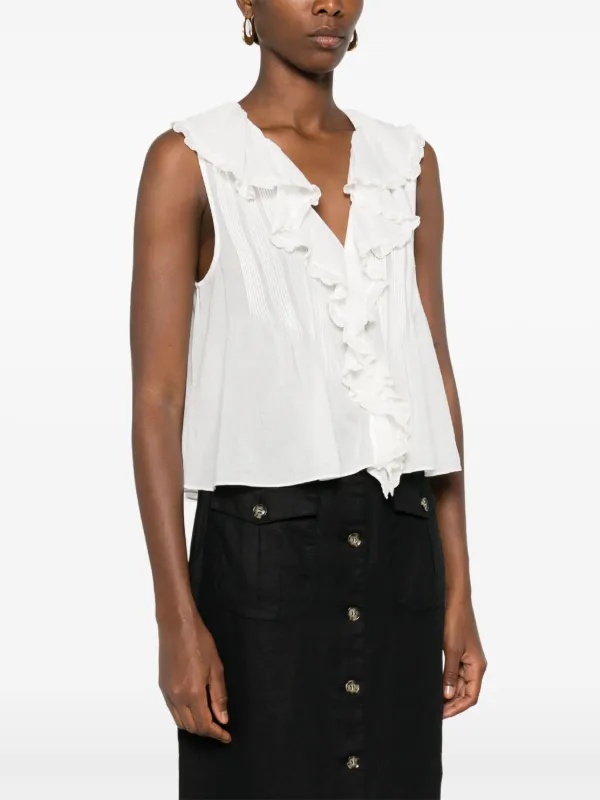 DÔEN Hilda Top | White | FARFETCH OM
