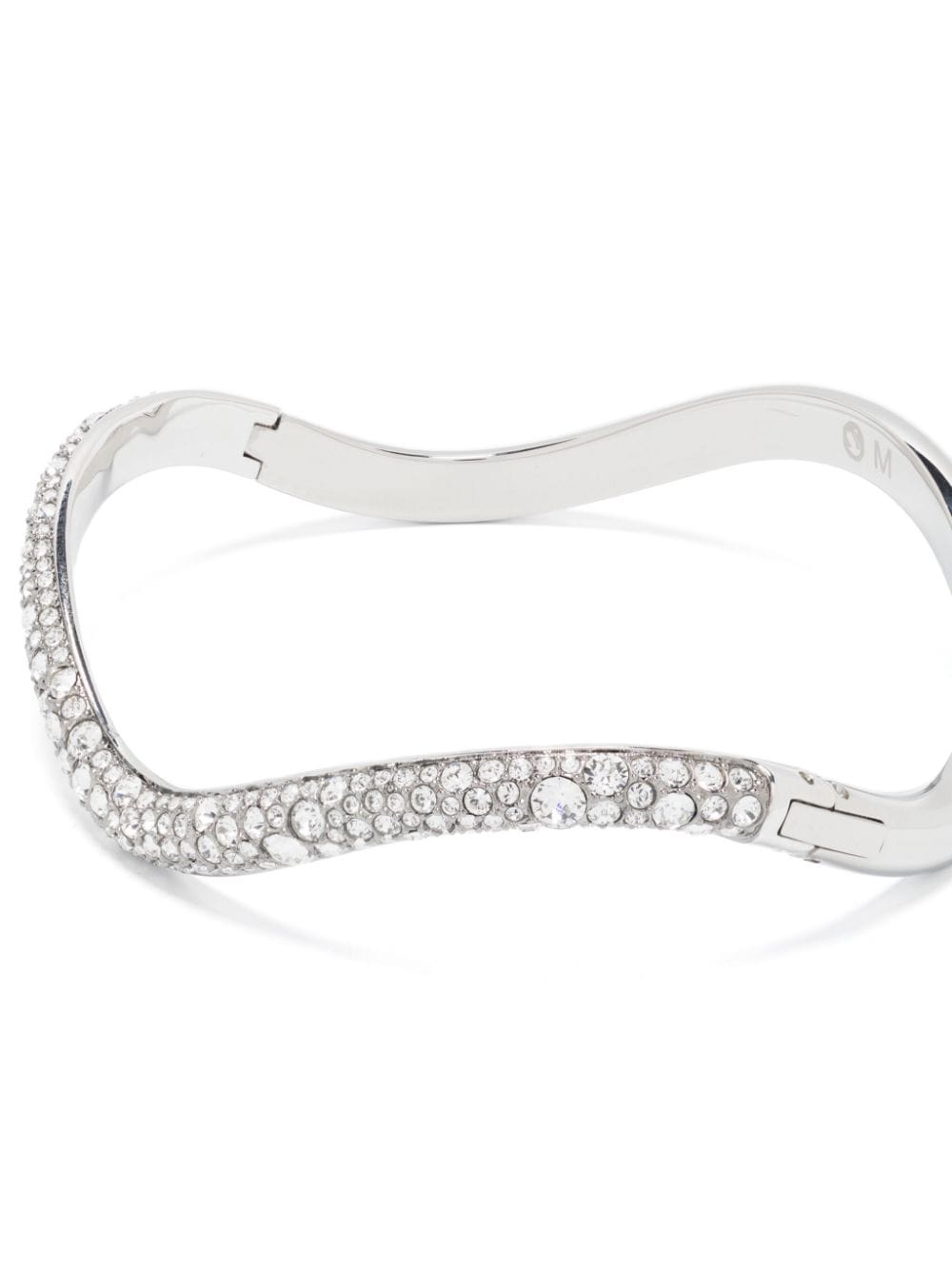 Shop Swarovski Sublima Bangle In Silver