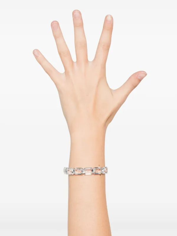 Swarovski Millenia バングルブレスレット | シルバートーン