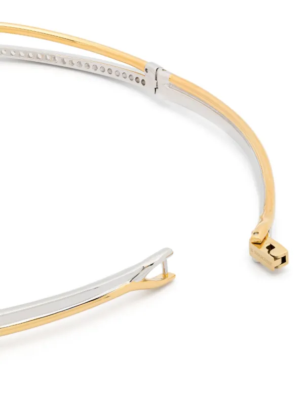 SWAROVSKI Hyperbola チョーカー/正規品 5698477 Hyperbola choker, Mixed cuts, White, Mixed metal finish