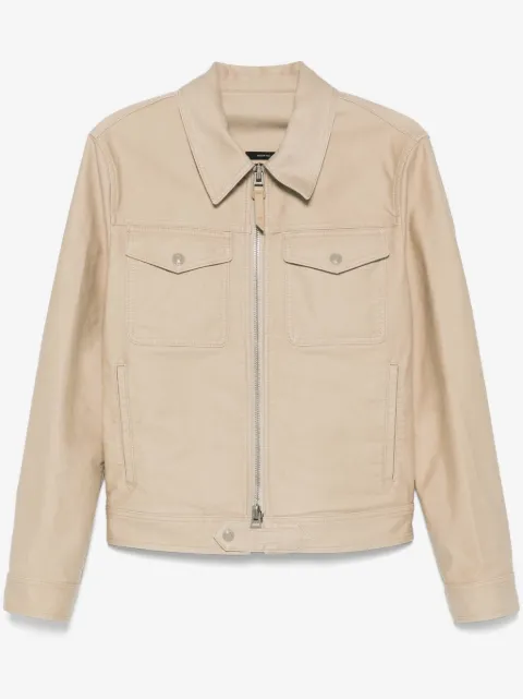 TOM FORD gabardine-weave jacket