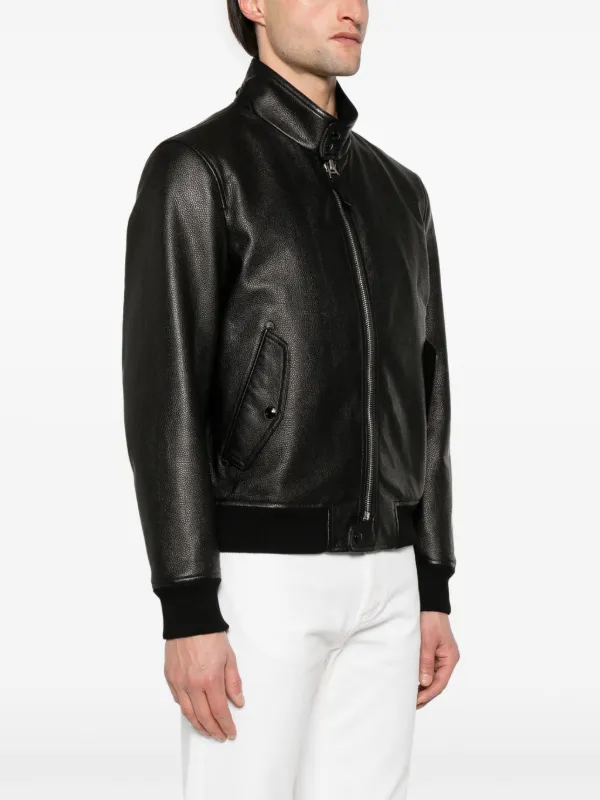 TOM FORD ハリントン ジャケット | ブラック | FARFETCH JP