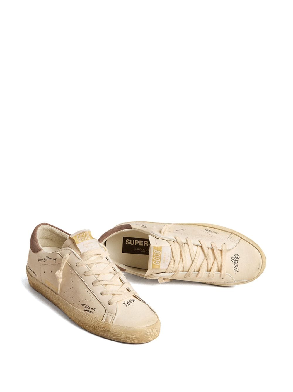 Golden Goose Super Star low-top sneakers Beige