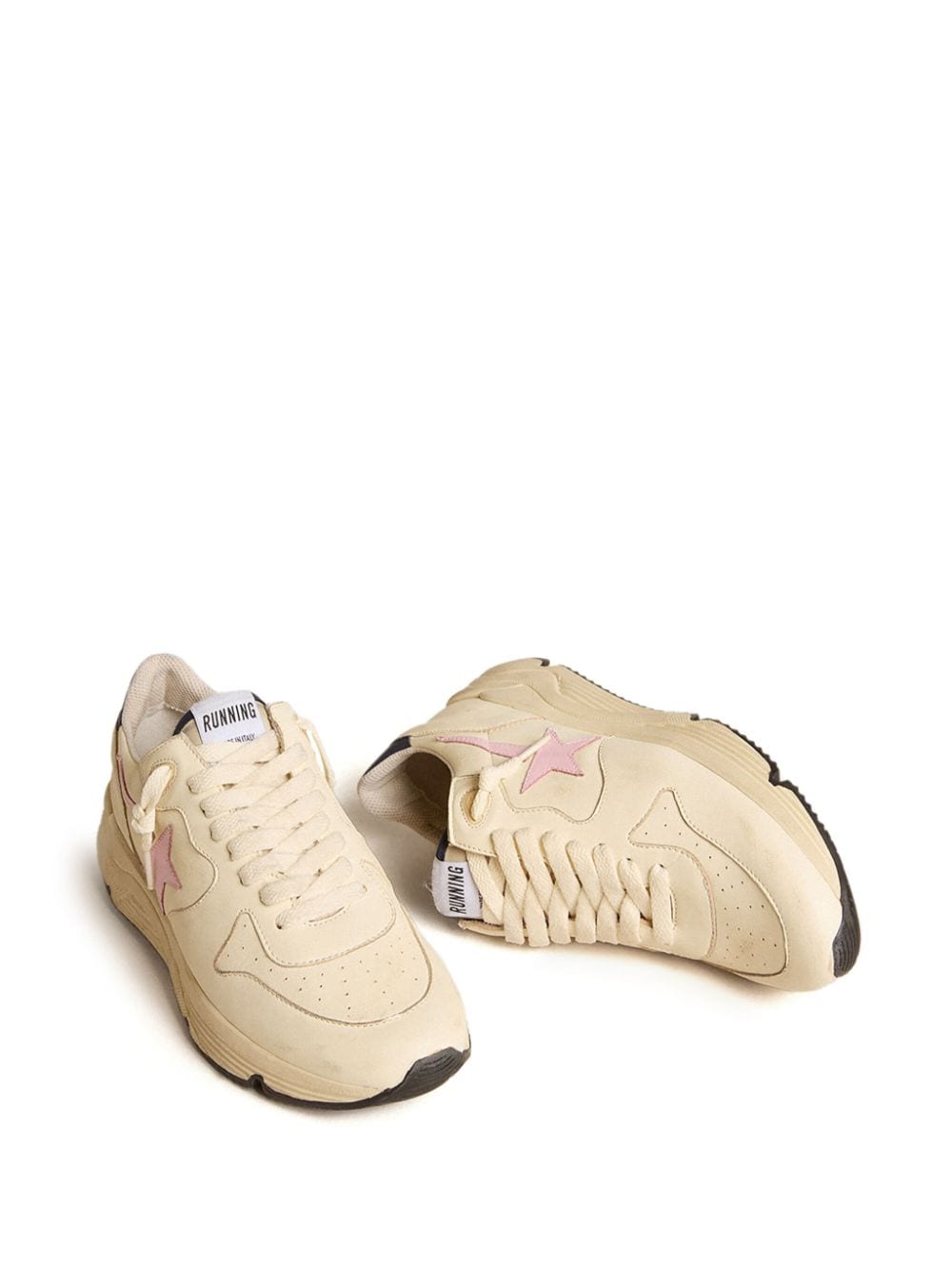 Shop Golden Goose Running Sole Sneakers In Neutrals