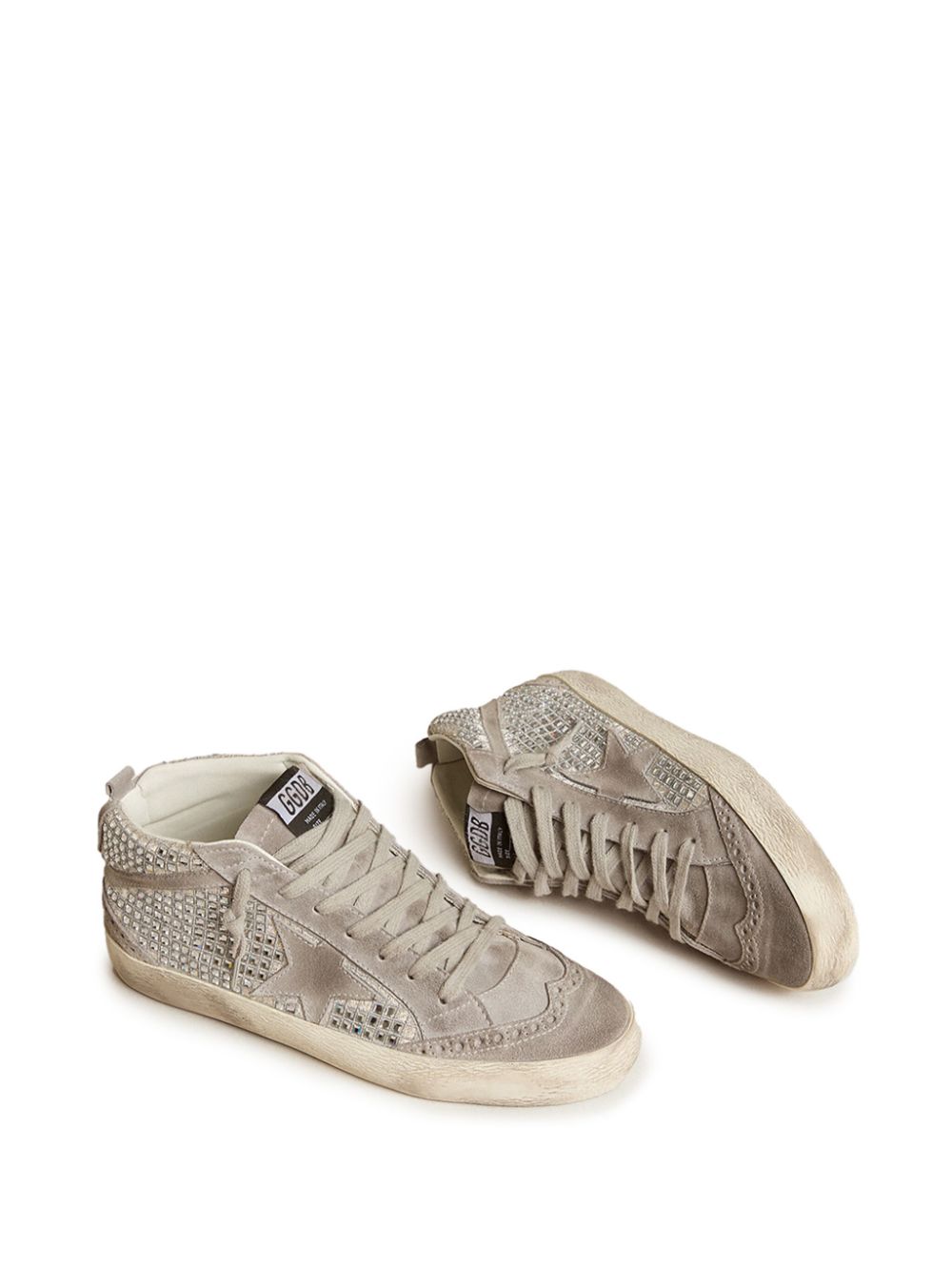 Golden Goose Mid Star Trainers Neutrals