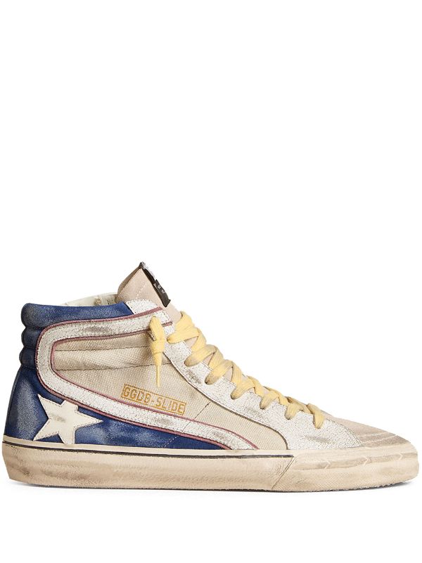 Golden Goose Slide high top Sneakers Neutrals FARFETCH CA