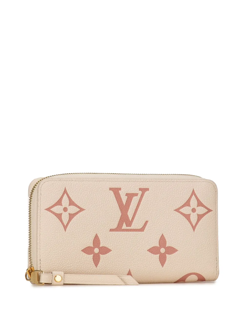 Louis Vuitton Pre-Owned 2021-2023 モノグラム バイカラー アンプラント ジャイアント ジッピー 長財布 | ブラウン  | FARFETCH JP