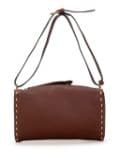 Fendi Pre-Owned 2010-2023 Calfskin Selleria Triangle shoulder bag - Brown