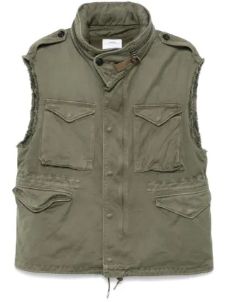 Visvim Bickle Vest | Green | FARFETCH BN