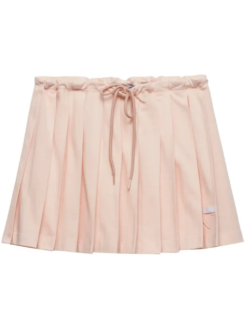 Minijupe à design plissé - Prada - Modalova