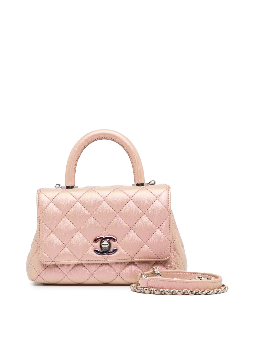 CHANEL 2021-2023 mini Coco Handle satchel Women