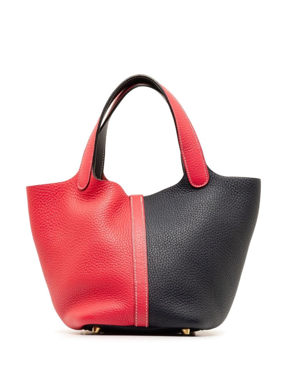Hermès Pre-Owned 2019 Bicolor Clemence Picotin Lock 18 PM handbag - Zwart