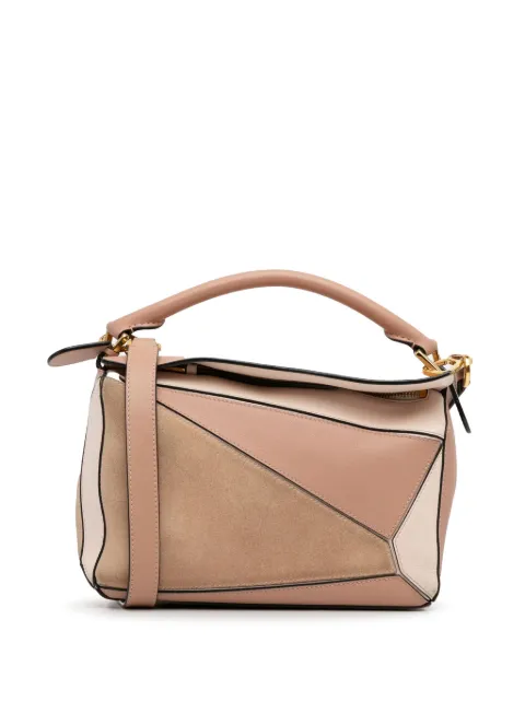 Loewe Pre-Owned 2020-2023 Small Tricolor Puzzle Bag satchel
