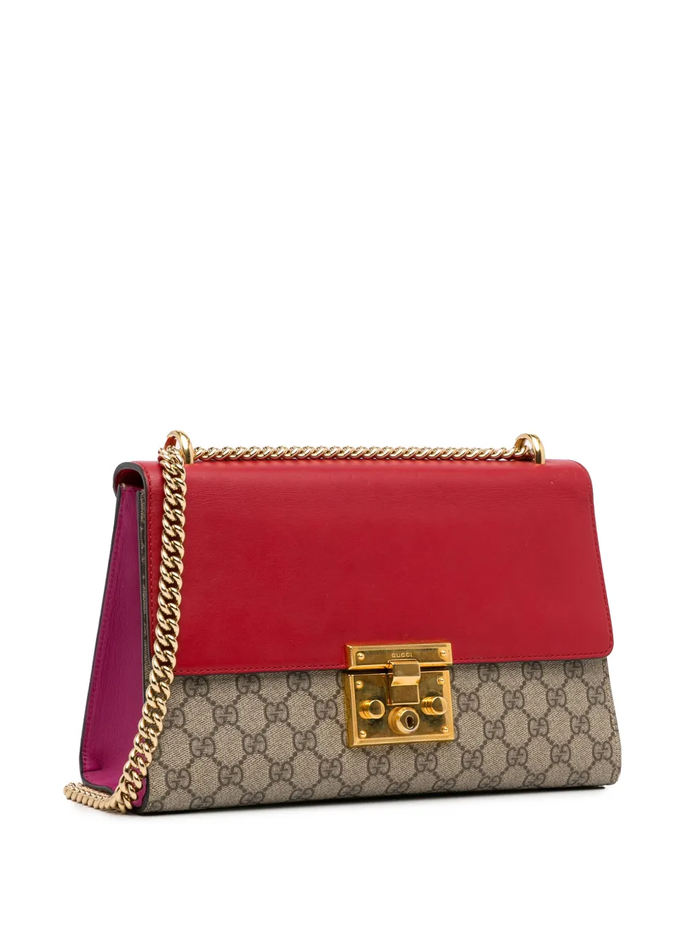 Gucci Pre-Owned 2016-2024 GGパターン パドロック ショルダーバッグ M 