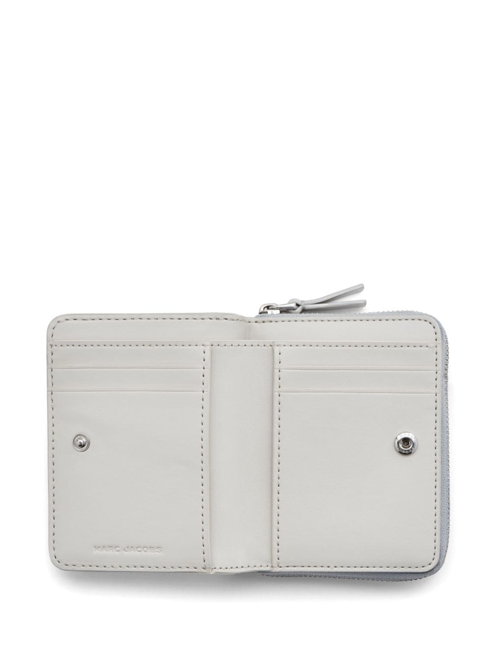 Shop Marc Jacobs Mini The Wallet In 银色