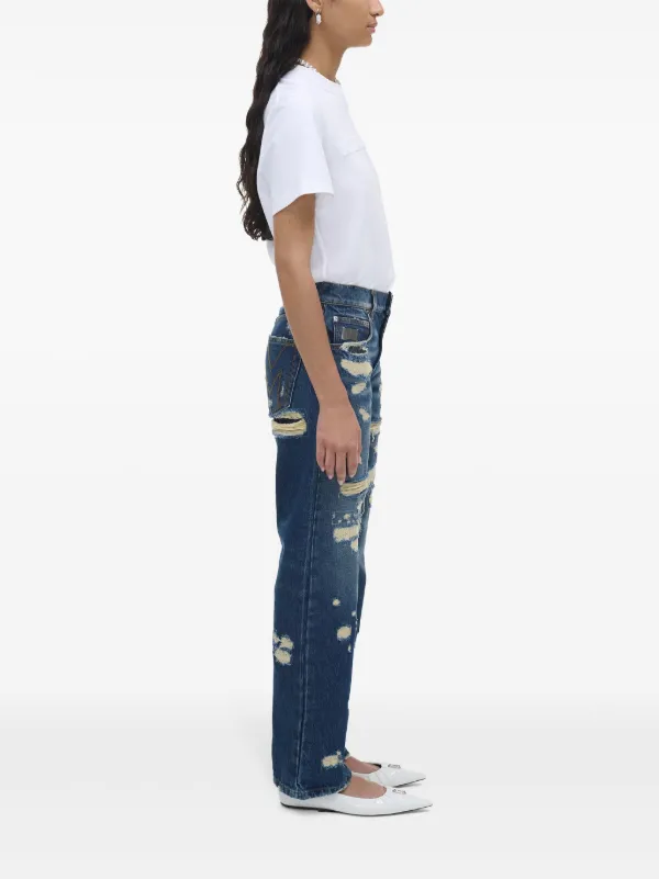 デニム・ジーパン Marc Jacobs The Rip And Repair Straight Jean' Jeans The Rip And Repair Straight Jean | Marc Jacobs | Official Site