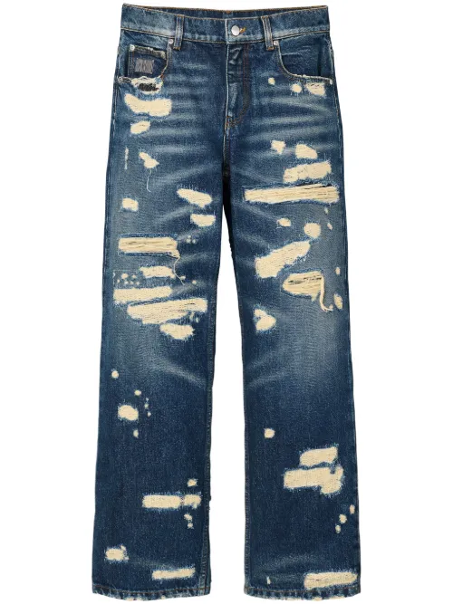 Jean droit à effet usé - Marc Jacobs - Modalova