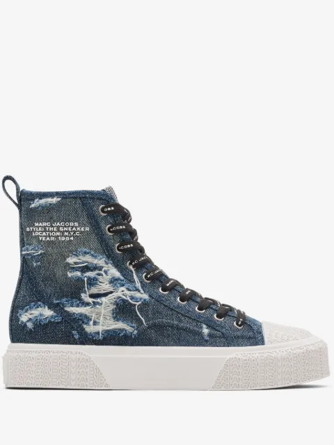 Marc Jacobs The Rip And Tear Denim High Top sneakers