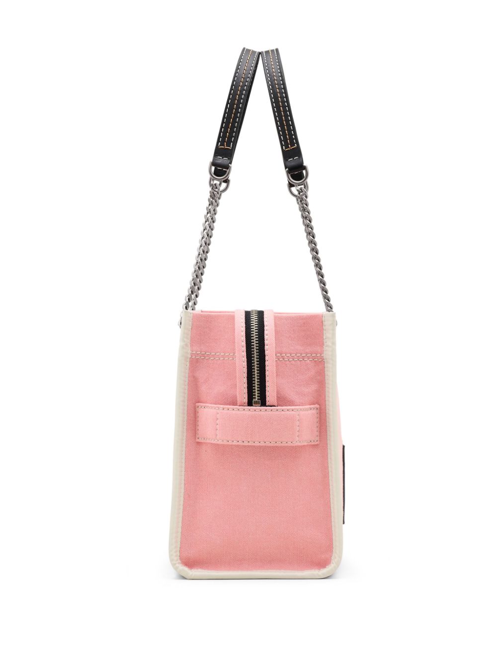 Shop Marc Jacobs The Denim Chain Medium Tote Bag In Rosa