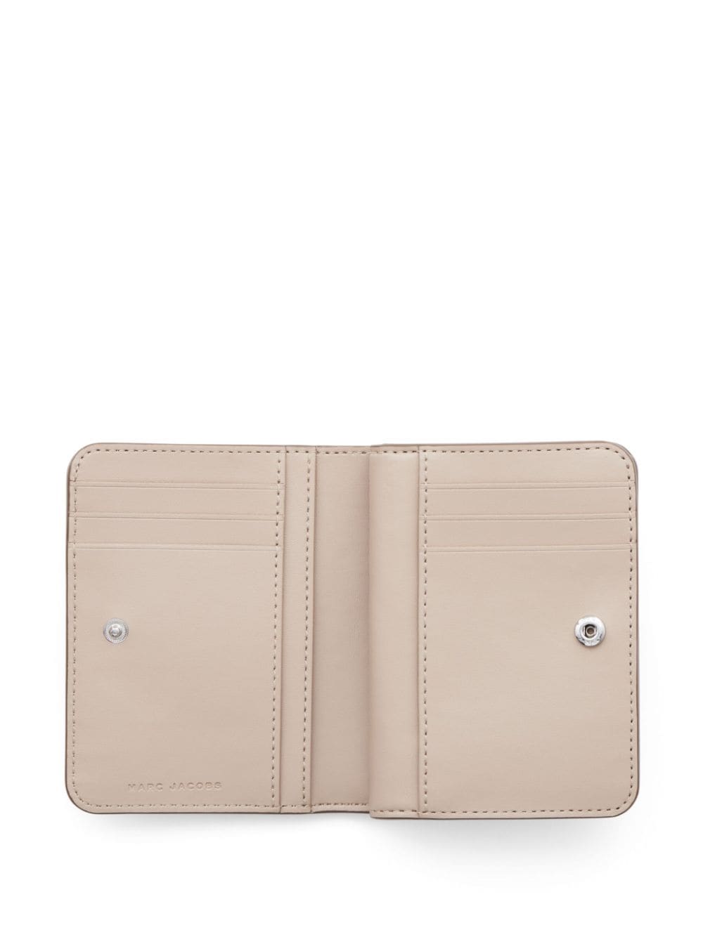 Shop Marc Jacobs The Covered J Marc Mini Compact Wallet In Grey