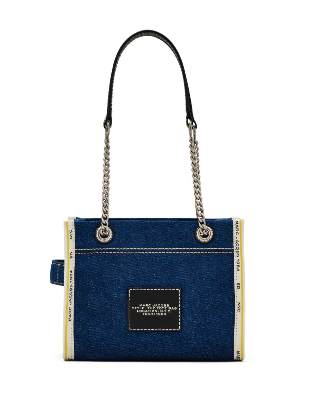 Marc Jacobs The Denim Chain Small Tote bag Women