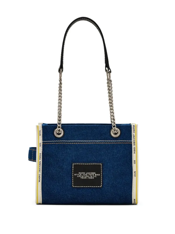 トートバッグ MARC JACOBS 'The Denim Chain Small Tote' shoulder bag Marc Jacobs The Denim Chain Medium Tote Bag | Saks Fifth Avenue