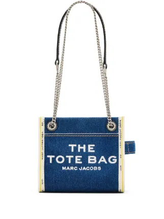 Marc Jacobs The Denim Chain Crossbody Tote Bag | Blue | FARFETCH