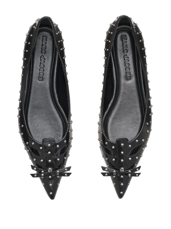 フラットシューズ MARC JACOBS 'The Glam Studs Kat' ballet flats Black Marc Jacobs 'The Glam Studs Kat' Ballet Flats | Black | FARFETCH
