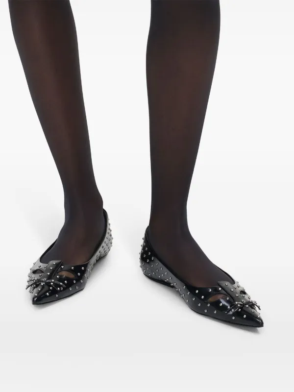 フラットシューズ MARC JACOBS 'The Glam Studs Kat' ballet flats Black Marc Jacobs 'The Glam Studs Kat' Ballet Flats | Black | FARFETCH