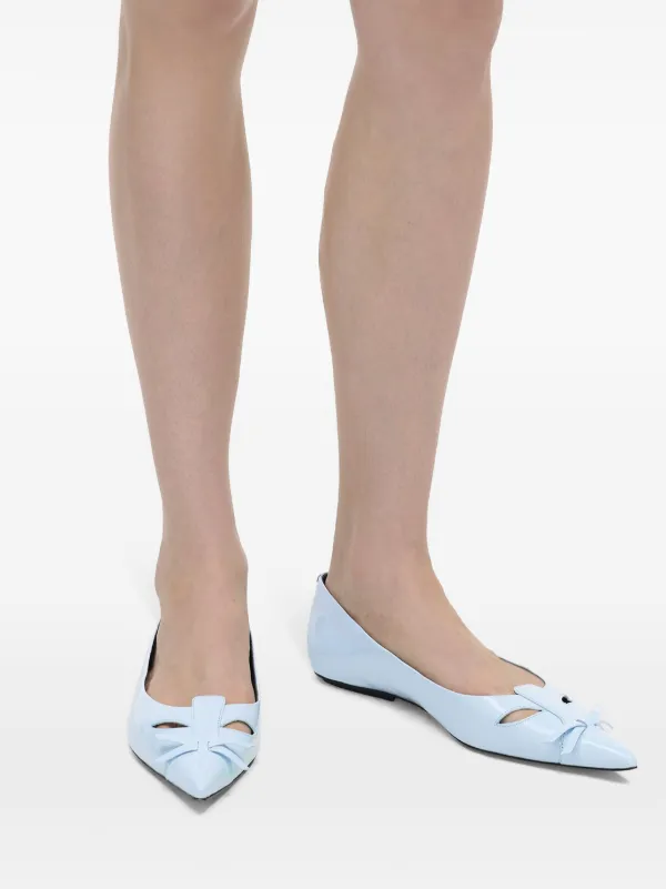 フラットシューズ MARC JACOBS THE KAT BALLERINA Marc Jacobs The Kat Ballerina Shoes | Blue | FARFETCH