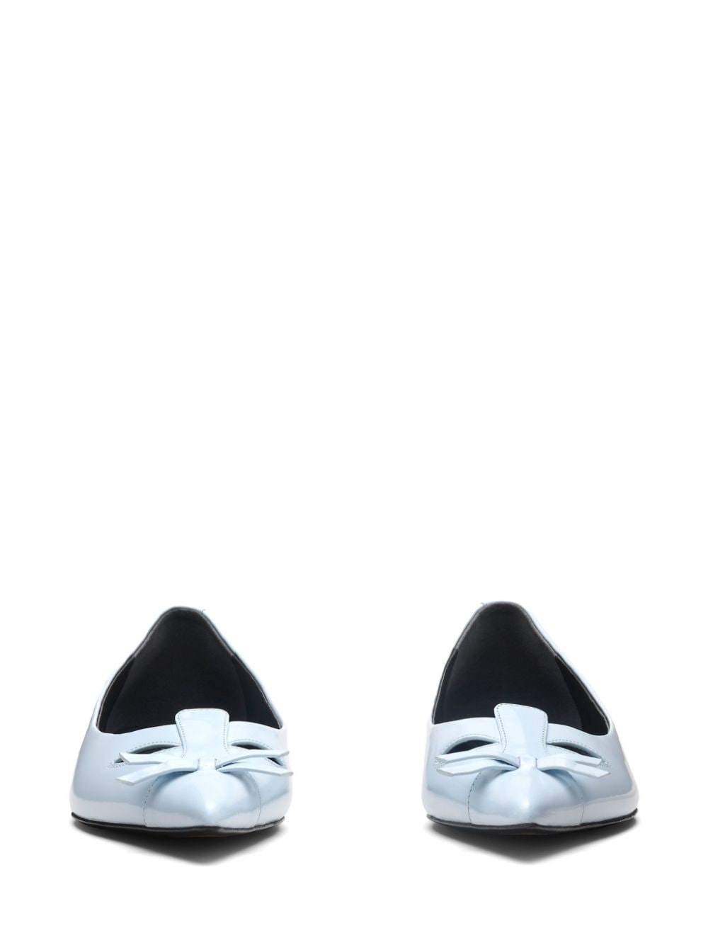 Shop Marc Jacobs The Kat Ballerina Shoes In 蓝色