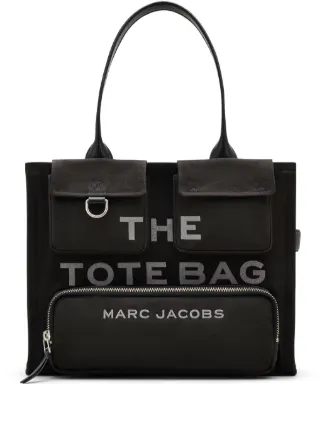 Marc Jacobs The Large Cargo Tote Bag | Black | FARFETCH CA